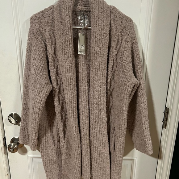 Cozy Taupe Sweater Cardigan - Picture 1 of 7